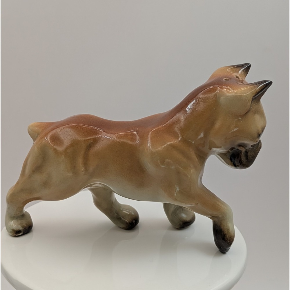Vintage Ceramic Art Studios Salt & Pepper Shakers Butch and‎ Billy Boxer Dog - Picture 3 of 14